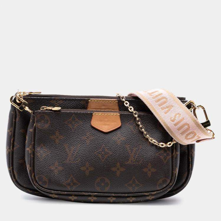 Pre Owned Louis Vuitton Brown Monogram Multi Pochette Accessoires