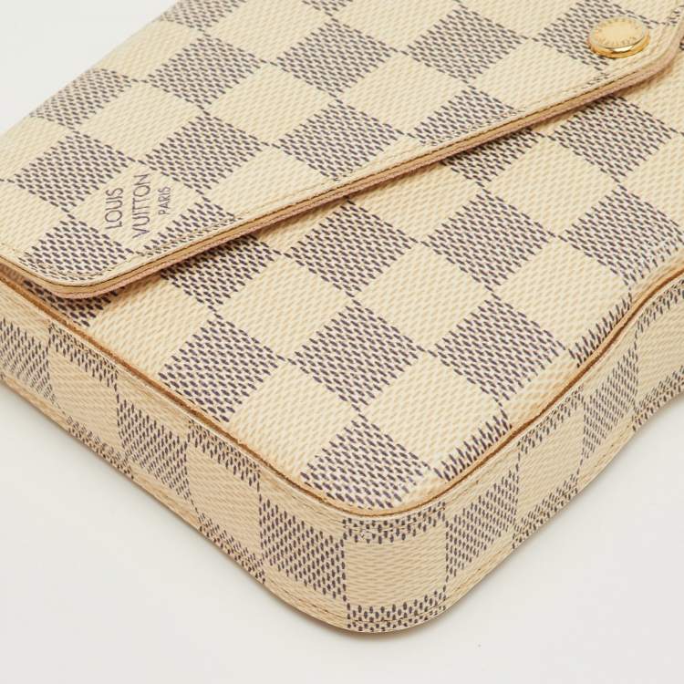 مملوكة مسبقًا Louis Vuitton Pochette Félicie Damier Azur Canvas Bag