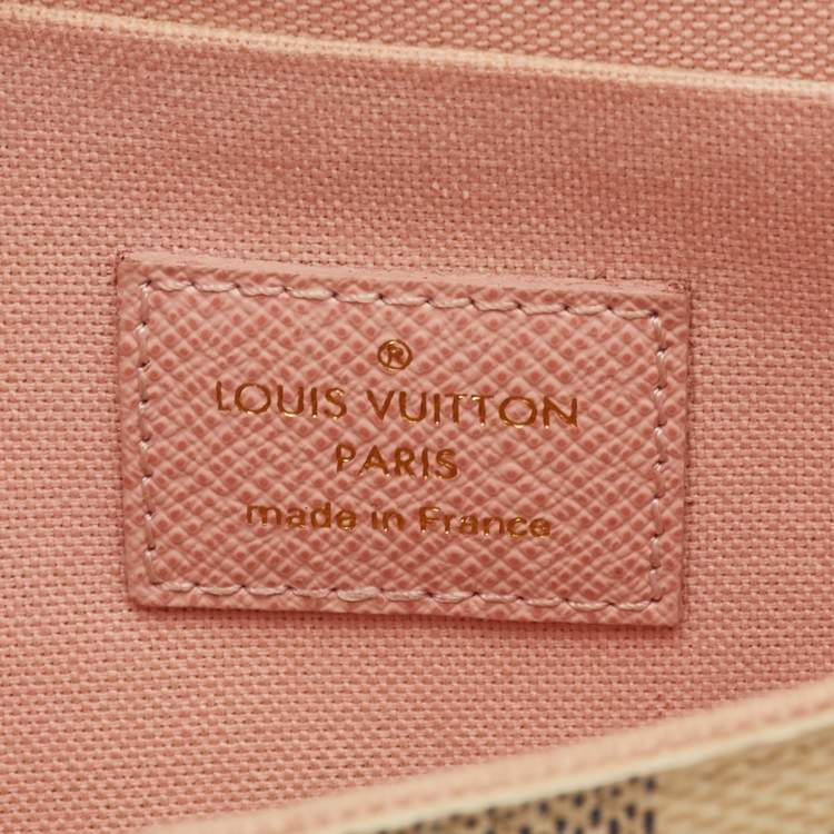 مملوكة مسبقًا Louis Vuitton Pochette Félicie Damier Azur Canvas Bag