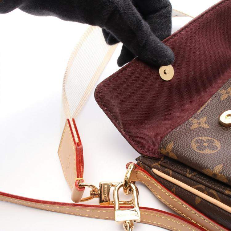 Pre Owned Louis Vuitton Viva-cite Monogram Brown Monogram Canvas Shoulder Bag