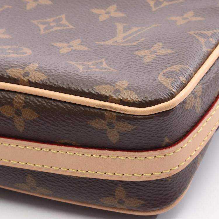 Pre Owned Louis Vuitton Viva-cite Monogram Brown Monogram Canvas Shoulder Bag