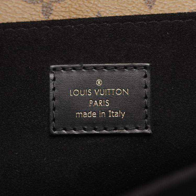 Pre Owned Louis Vuitton Pochette Metis MM Monogram Reverse Canvas Crossbody Bag