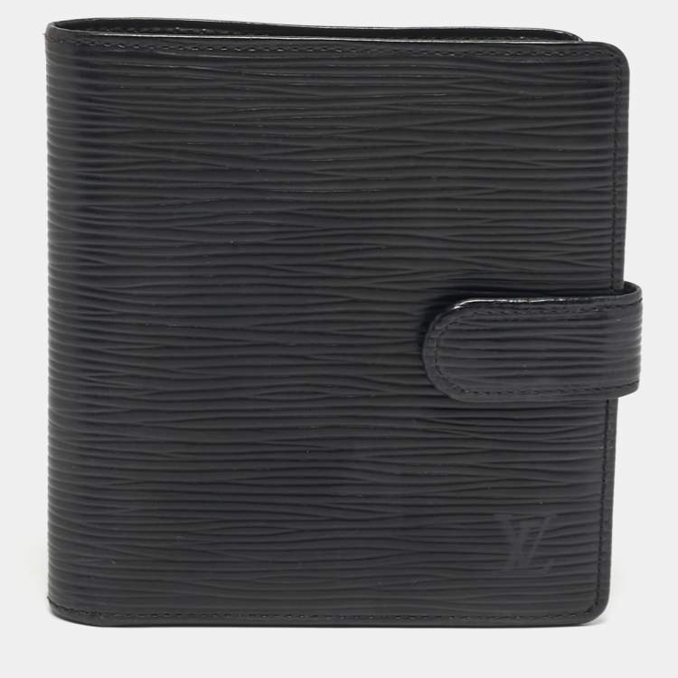 مملوكة مسبقًا Louis Vuitton Porte Billets Black Epi Leather Wallet