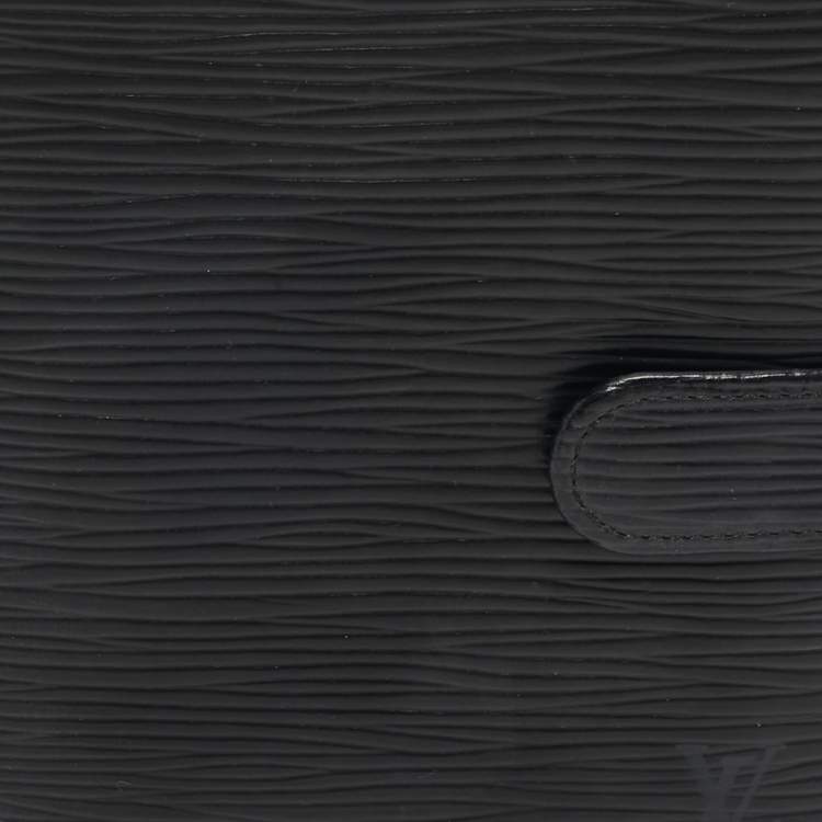 مملوكة مسبقًا Louis Vuitton Porte Billets Black Epi Leather Wallet