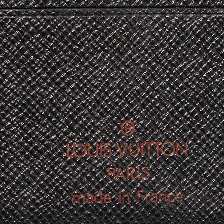 مملوكة مسبقًا Louis Vuitton Porte Billets Black Epi Leather Wallet