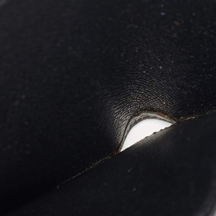 مملوكة مسبقًا Louis Vuitton Porte Billets Black Epi Leather Wallet