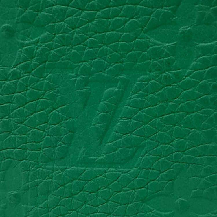 Pre Owned Louis Vuitton Green Leather Pocket Organizer