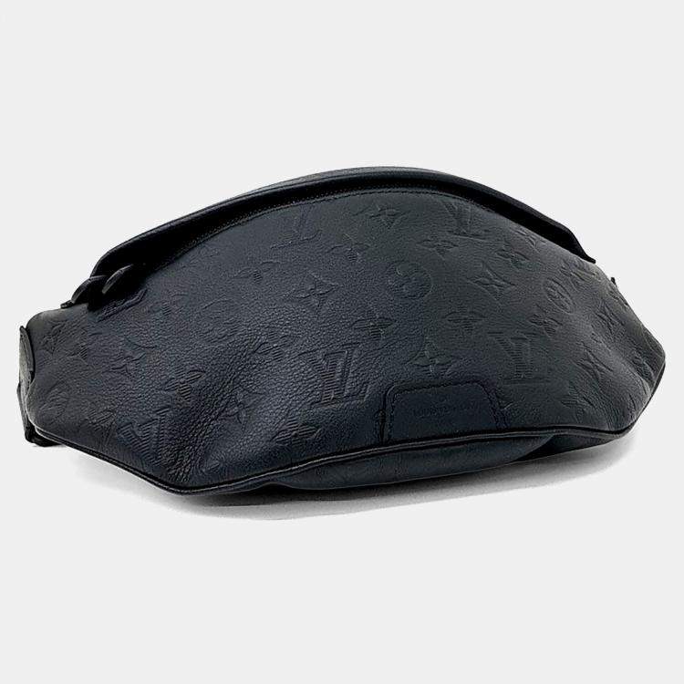 Pre Owned Louis Vuitton Black Leather Discovery Bum Bag