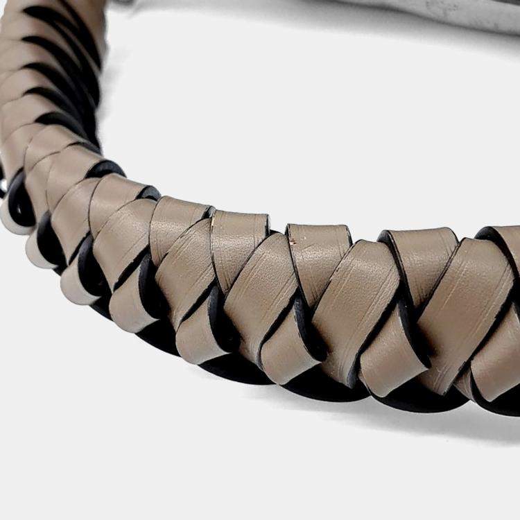 Pre Owned Louis Vuitton Beige Leather Mahina Beaubourg Hobo MM