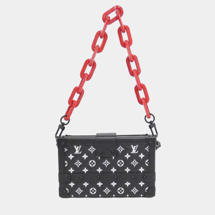 Pre Owned Louis Vuitton Monogram (Lv Match) Petite Malle Shoulder Bag