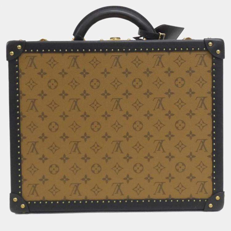 Pre Owned Louis Vuitton Monogram Reverse Cotteville 40Cm Handbag