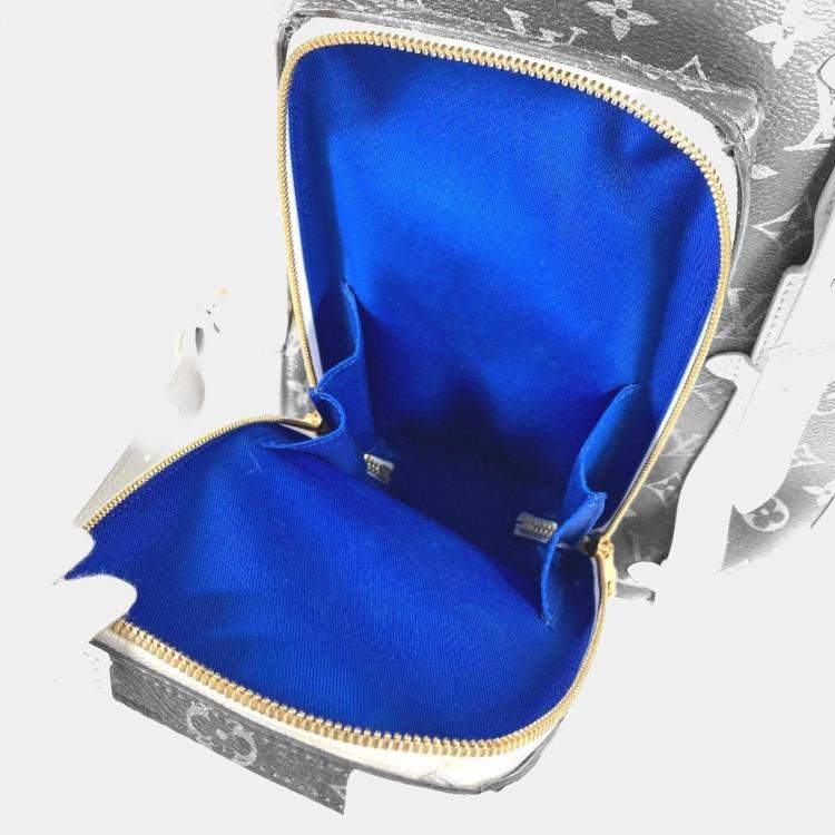 Pre Owned Louis Vuitton Monogram Christopher Soft Trunk Backpack Canvas And Leather Brown