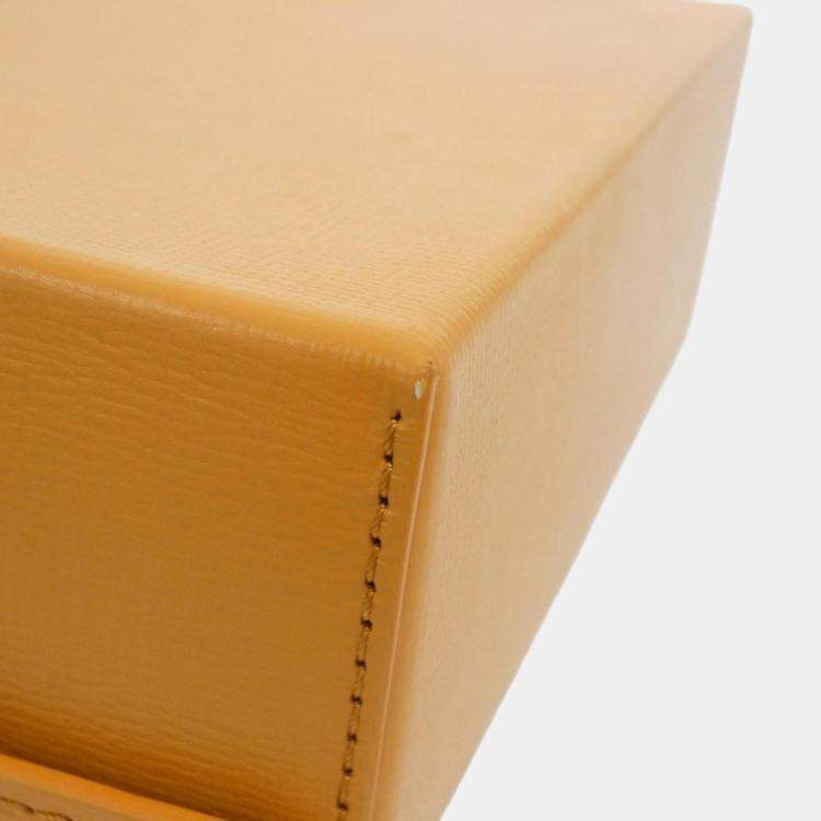 مملوكة مسبقًا Louis Vuitton Blue/Yellow Calf  Shopper Clutch Handbag