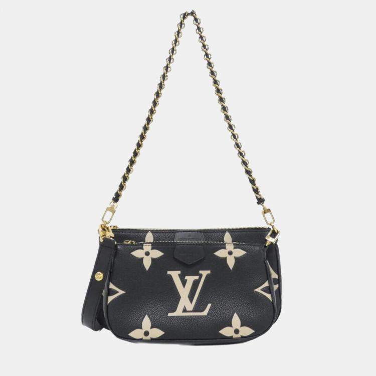 Pre Owned Louis Vuitton Two-Tone Monogram Empreinte Multi Pochette Accessoires Shoulder Bag