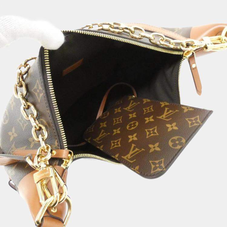 Pre Owned Louis Vuitton Monogram Reverse Loop Hobo Shoulder Bag