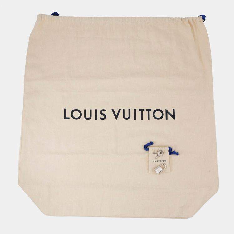 Pre Owned Louis Vuitton Monogram Savannah Steamer Backpack Navy