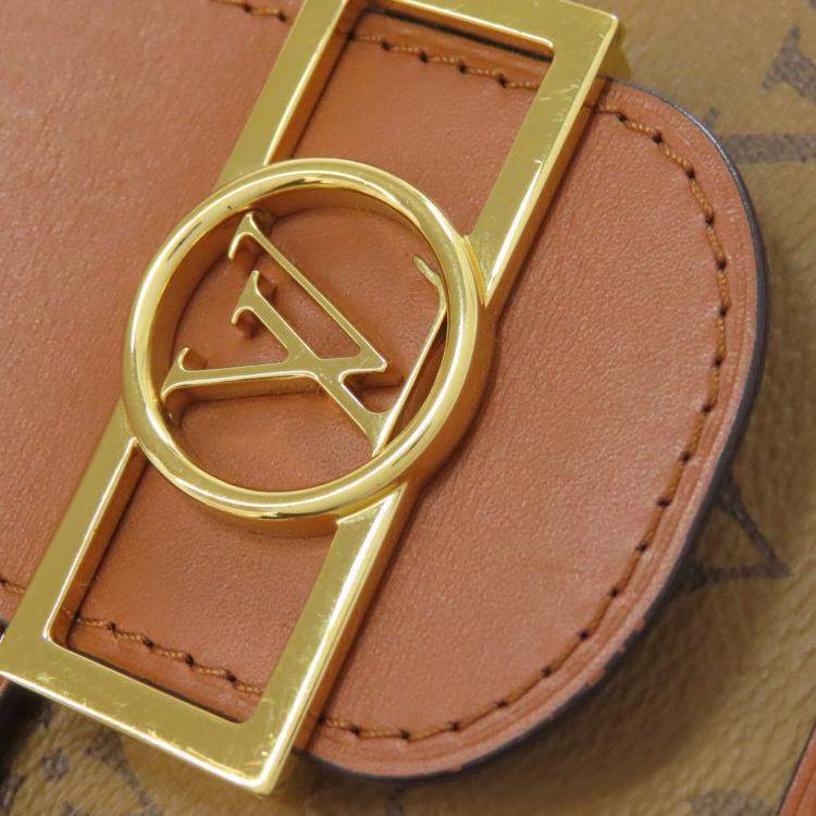 مملوكة مسبقًا Louis Vuitton Dauphine Mm Shoulder Bag Monogram Reverse
