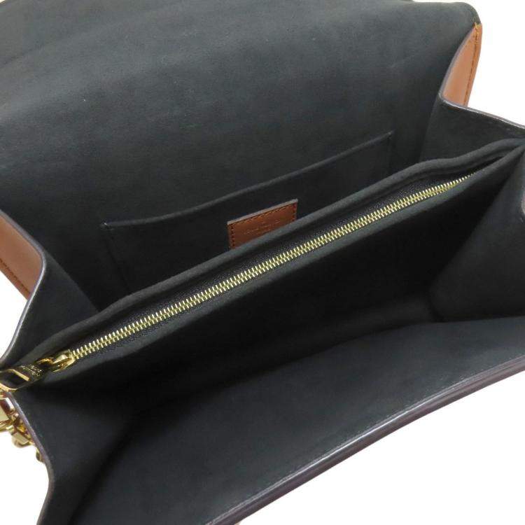 مملوكة مسبقًا Louis Vuitton Dauphine Mm Shoulder Bag Monogram Reverse