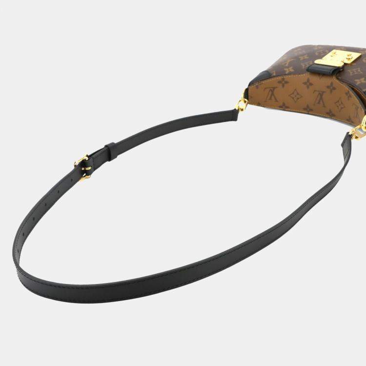 Pre Owned Louis Vuitton Monogram Reverse Lv Twinny Shoulder Bag Brown