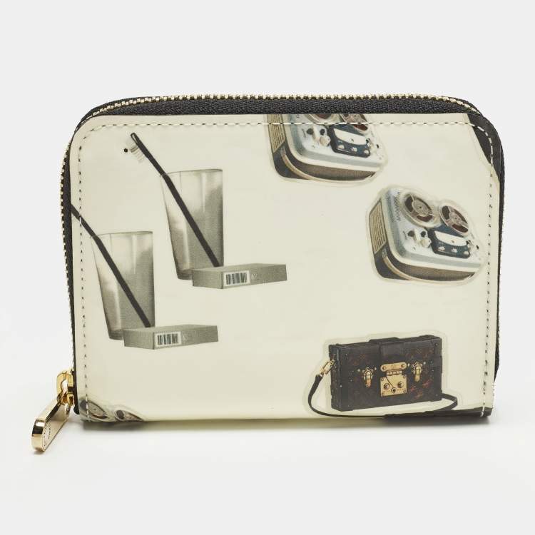 Pre Owned Louis Vuitton Monogram Vernis Sticker Coin Purse