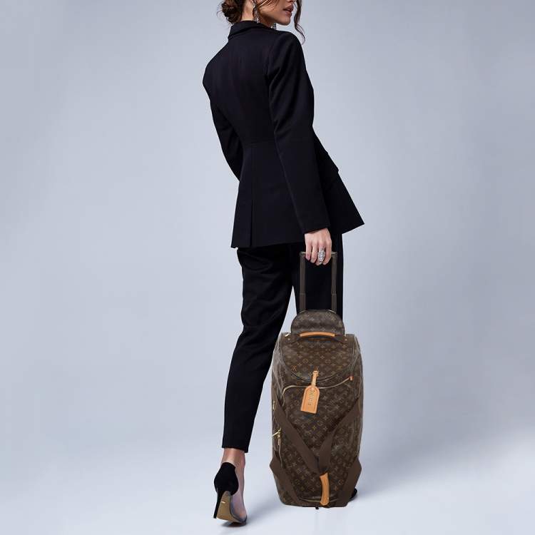 Pre Owned Louis Vuitton Horizon Soft 65 Monogram Canvas Duffle Bag