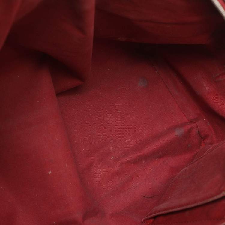 Pre Owned Louis Vuitton Montaigne GM Rubis Epi Leather Bowling Bag