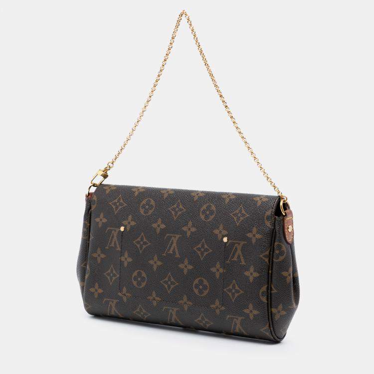 Pre Owned Louis Vuitton Brown Monogram Favorite PM