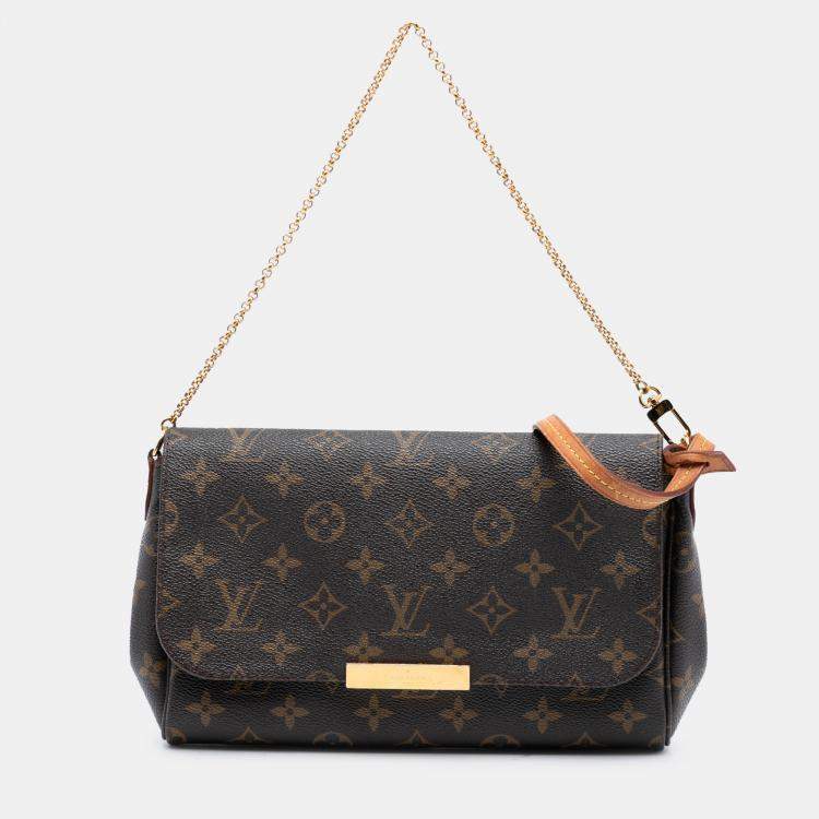 Pre Owned Louis Vuitton Brown Monogram Favorite PM