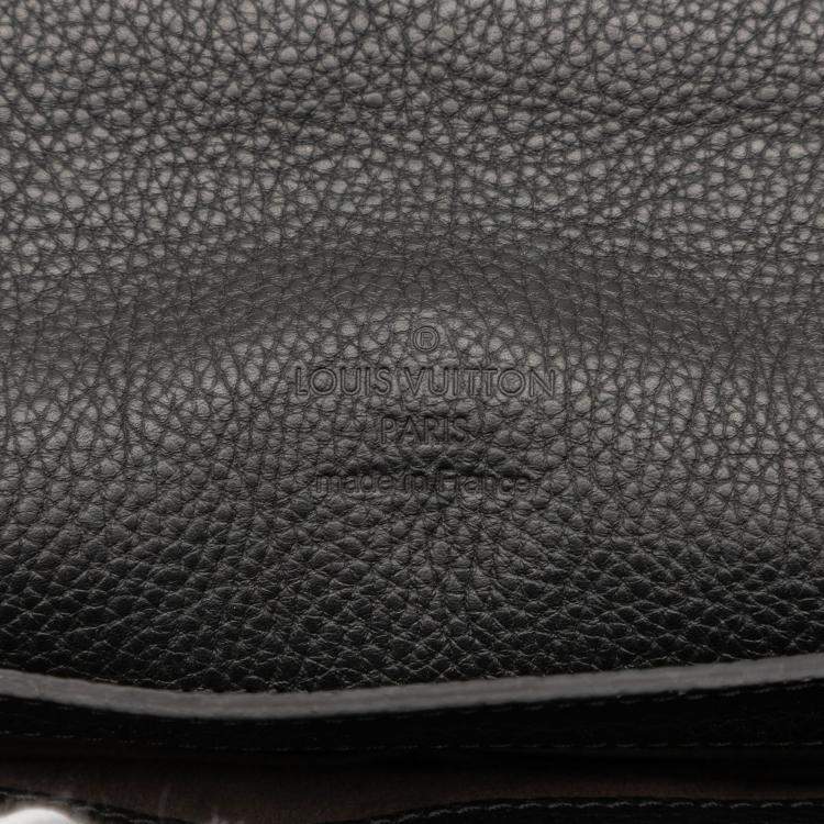 مملوكة مسبقًا Louis Vuitton Black Taurillon Serviette Dorian Briefcase