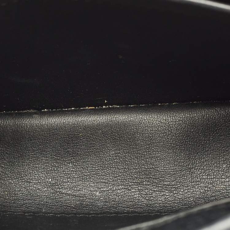 Pre Owned Louis Vuitton Capucines Mini Black Leather Top Handle Bag