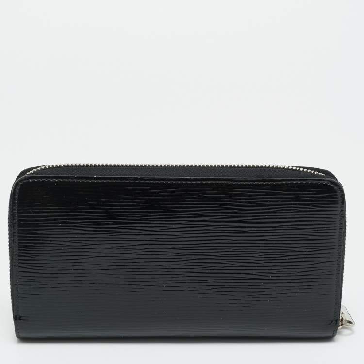 Pre Owned Louis Vuitton Zippy Black Electric Epi Leather Wallet