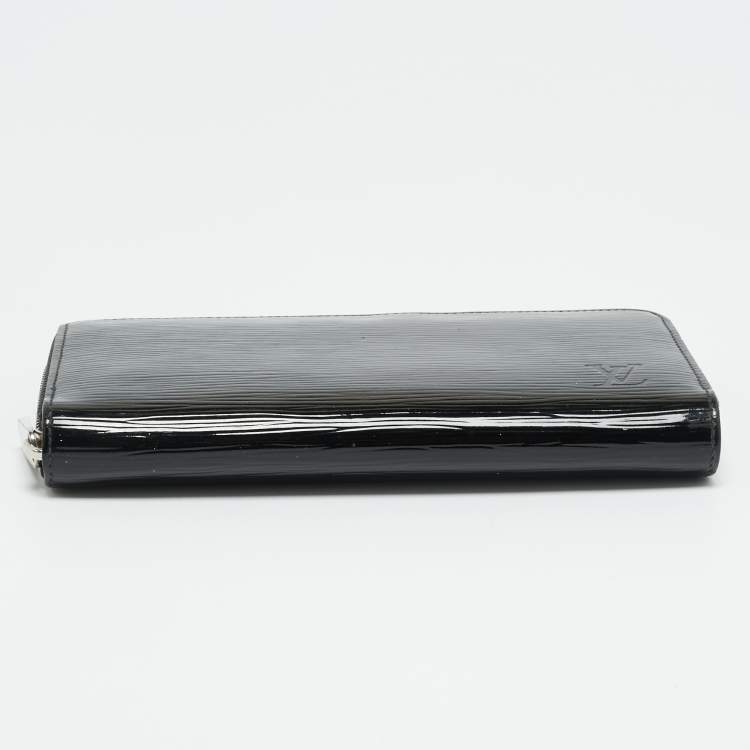 Pre Owned Louis Vuitton Zippy Black Electric Epi Leather Wallet