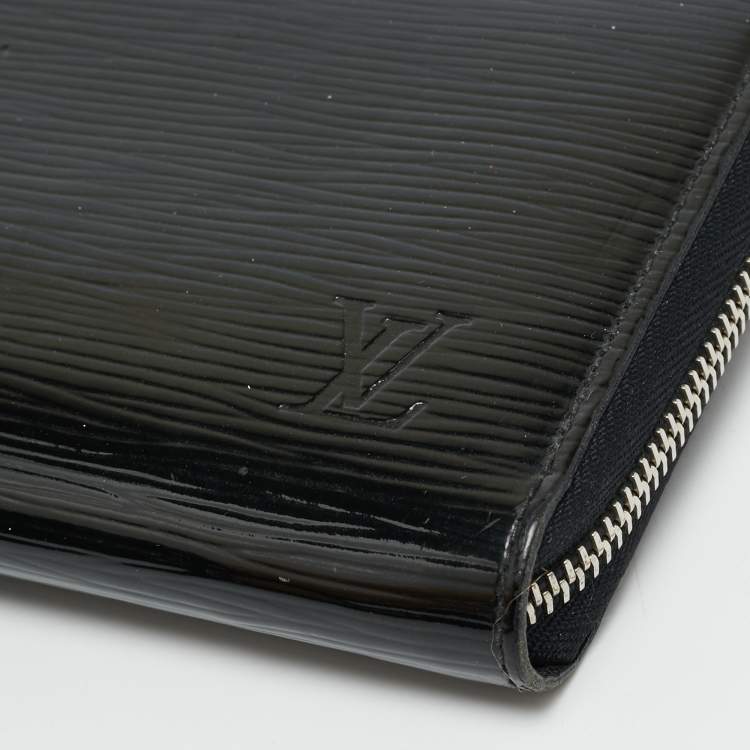 Pre Owned Louis Vuitton Zippy Black Electric Epi Leather Wallet