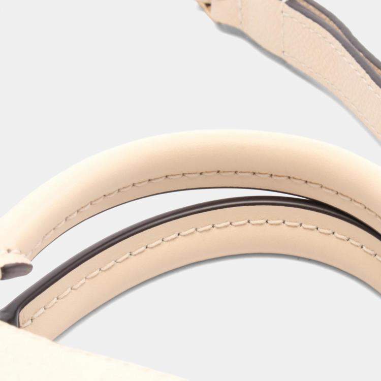 Pre Owned Louis Vuitton On The Go New York Monogram Empreinte Leather Handbag Ivory