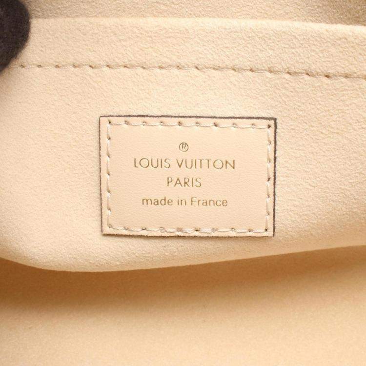 Pre Owned Louis Vuitton On The Go New York Monogram Empreinte Leather Handbag Ivory