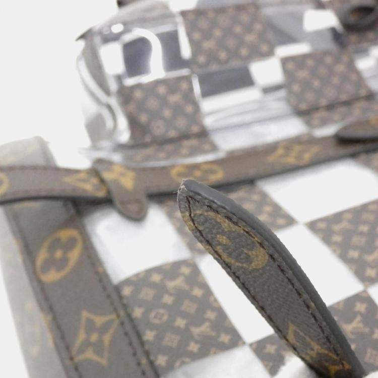 Pre Owned Louis Vuitton Monogram Chess Christopher MM Backpack