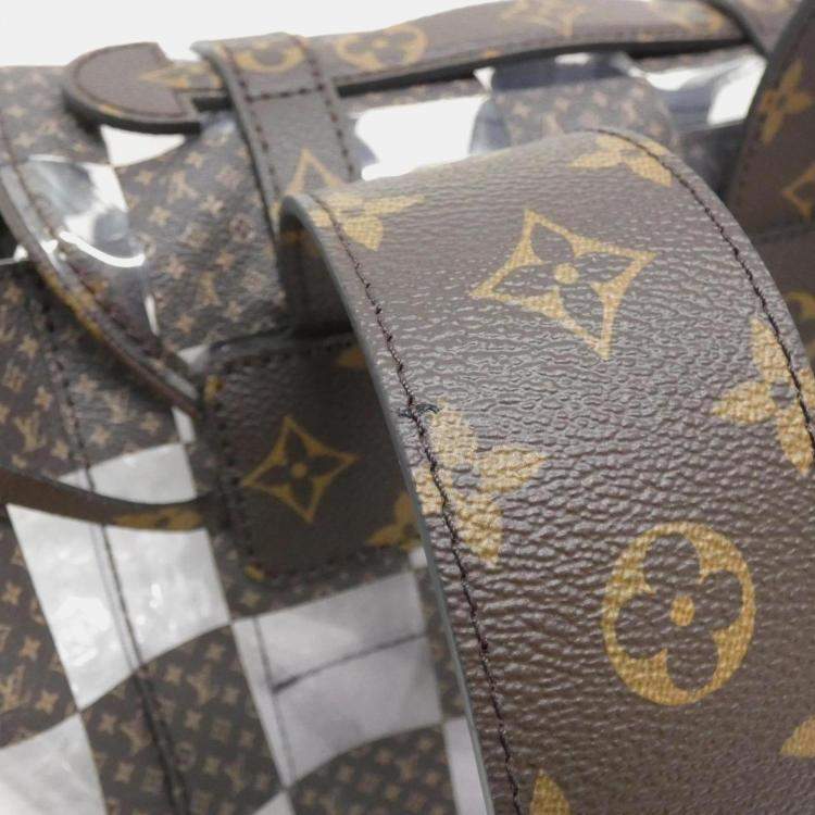 Pre Owned Louis Vuitton Monogram Chess Christopher MM Backpack