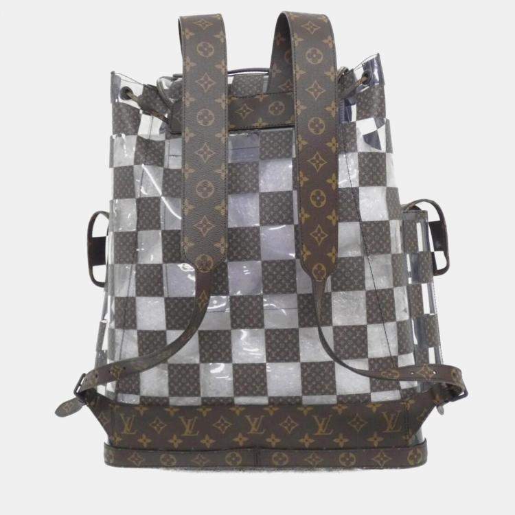 Pre Owned Louis Vuitton Monogram Chess Christopher MM Backpack