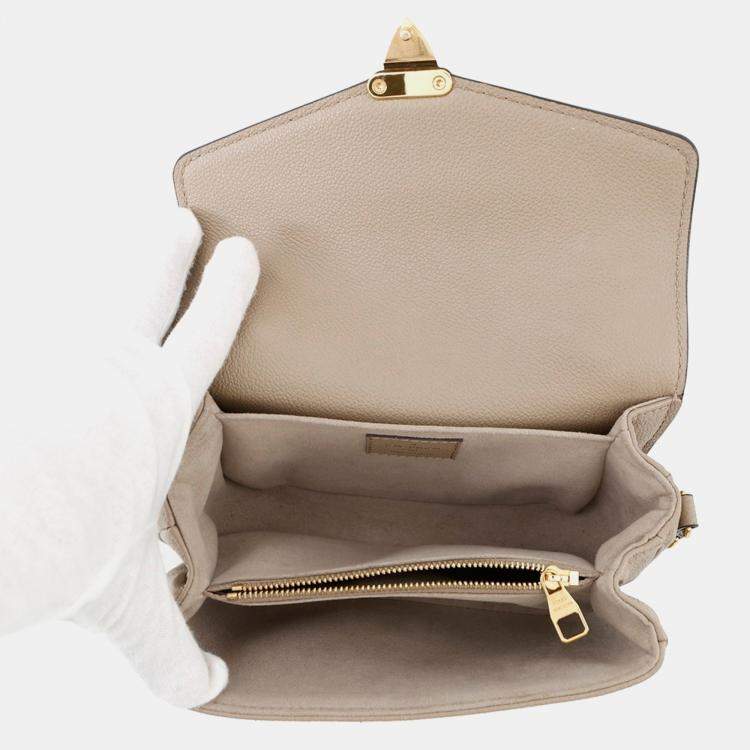 Pre Owned Louis Vuitton Monogram Empreinte Pochette Metis Handbag