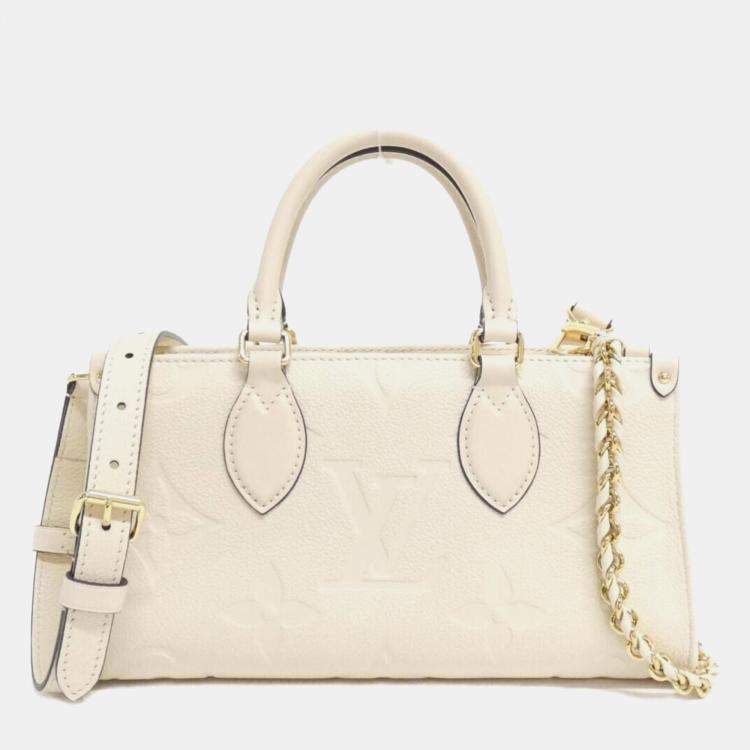 Pre Owned Louis Vuitton Monogram Empreinte On-The-Go Ew Handbag