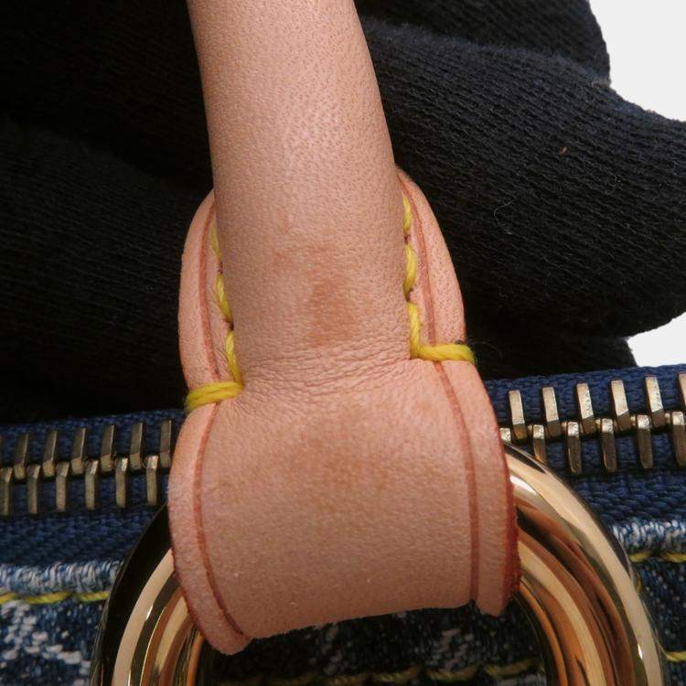 Pre Owned Louis Vuitton Monogram Denim Neo Speedy Handbag