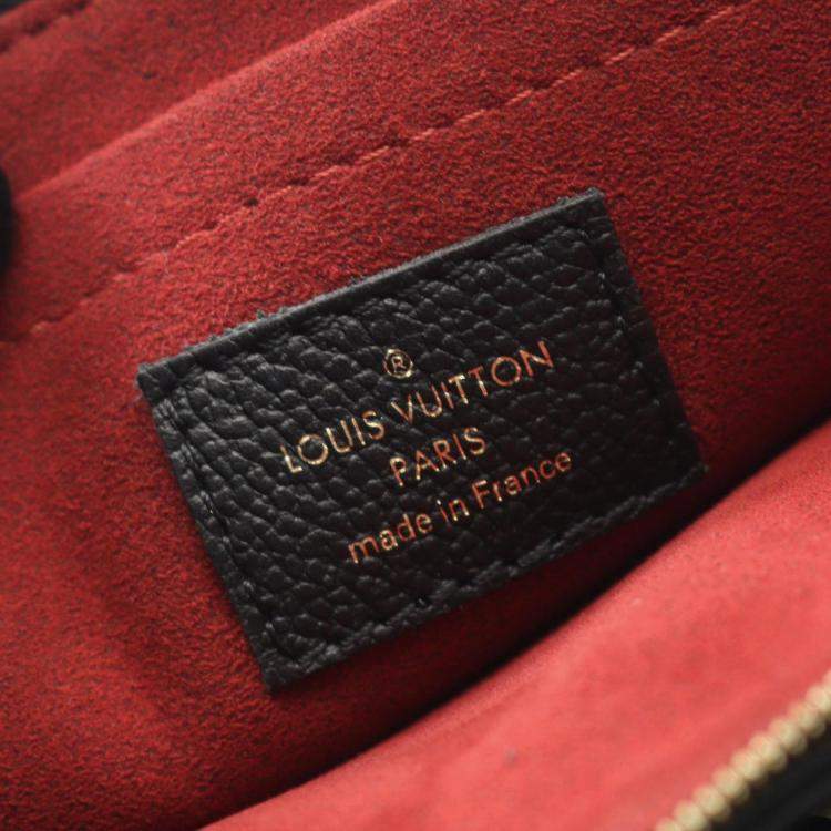 Pre Owned Louis Vuitton Multi Pochette Accessoires Two-Tone Leather Shoulder Bag Black And Beige