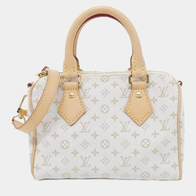 Pre Owned Louis Vuitton Monogram Mini Speedy Bandouliere 20Cm Boston Bag