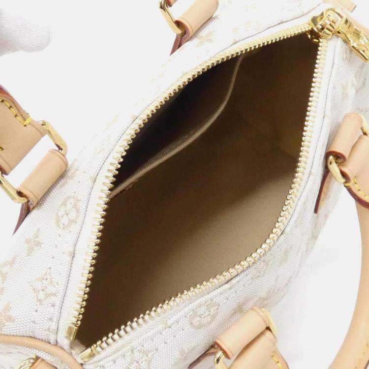 Pre Owned Louis Vuitton Monogram Mini Speedy Bandouliere 20Cm Boston Bag