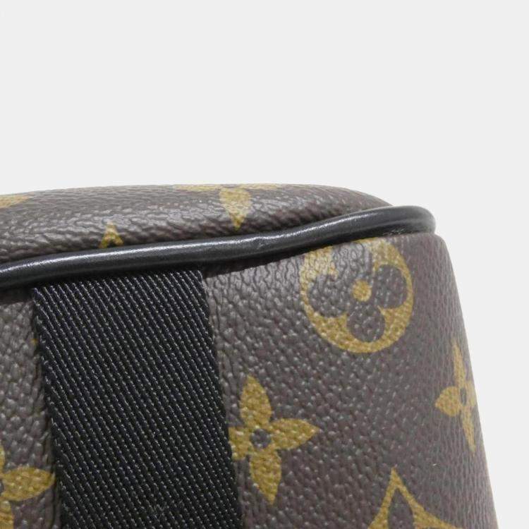 Pre Owned Louis Vuitton Monogram Macassar Lv Trail Messenger Shoulder Bag
