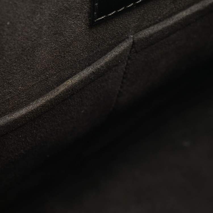 Pre Owned Louis Vuitton Alma PM Black Epi Electric Leather Bag