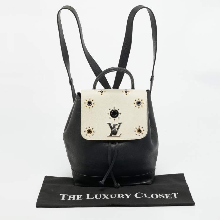 Pre Owned Louis Vuitton Mechanical Flowers Lockme Leather Backpack