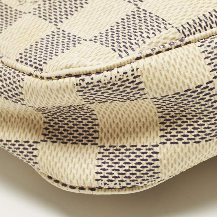 Pre Owned Louis Vuitton Damier Azur Pochette Accessoires Bag
