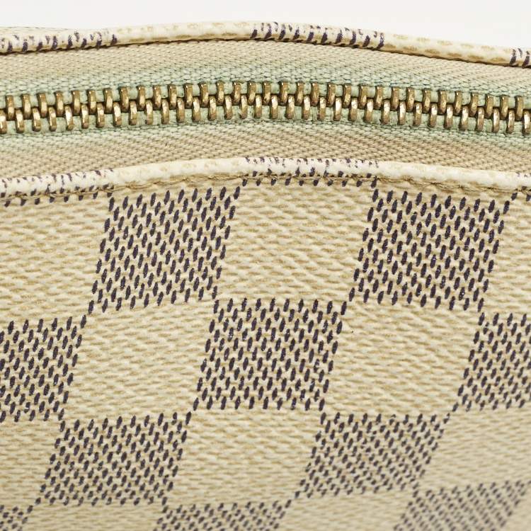 Pre Owned Louis Vuitton Damier Azur Pochette Accessoires Bag