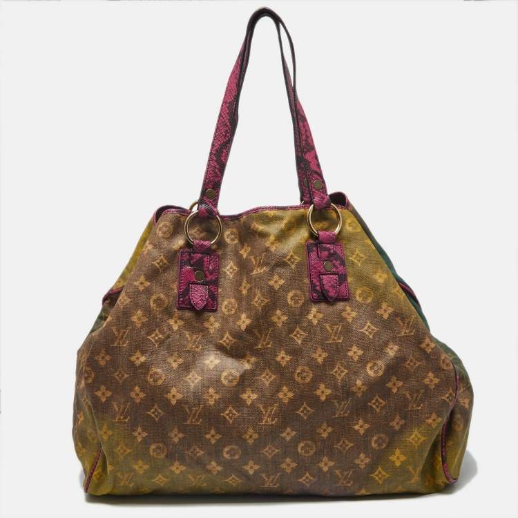 مملوكة مسبقًا Louis Vuitton Limited Edition Richard Prince Heartbreak Jokes Multicolor Monogram Canvas Bag